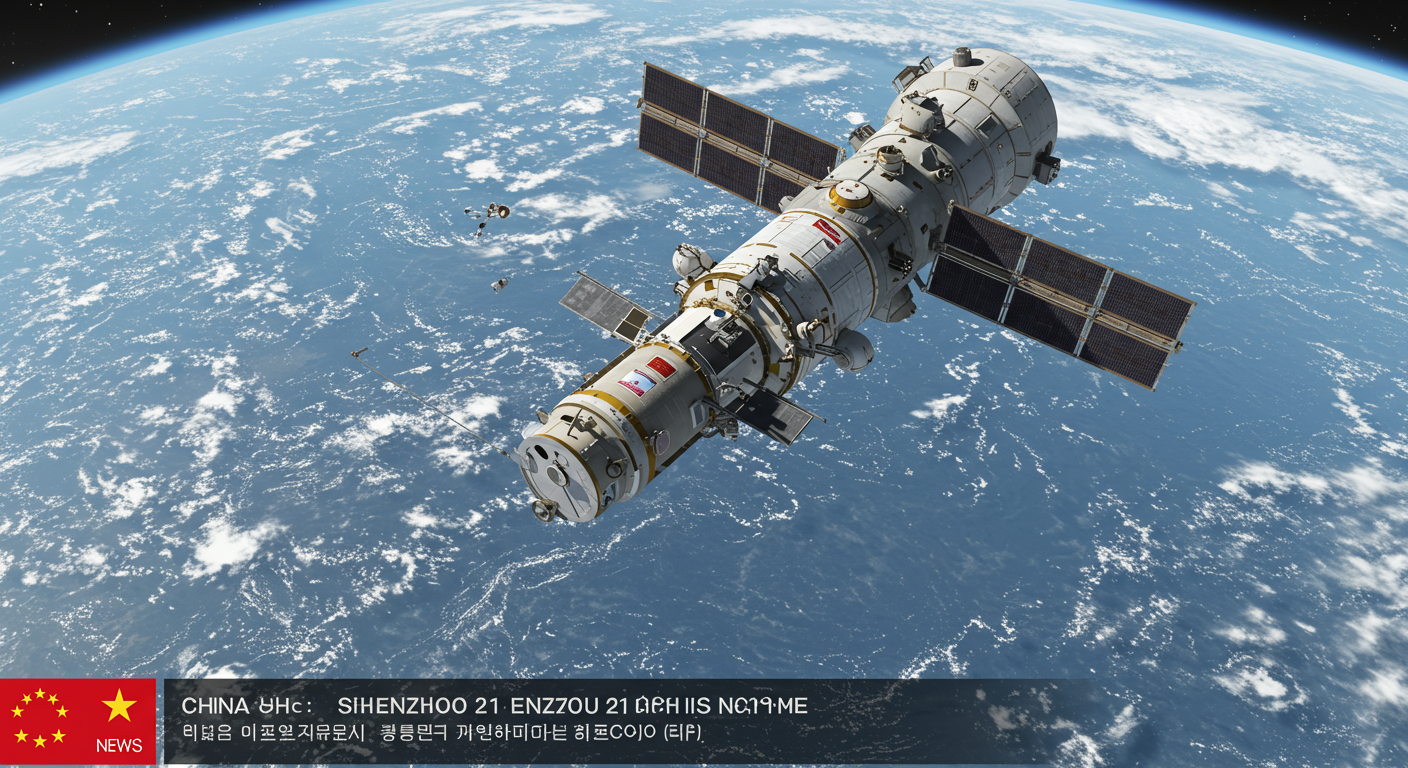 China’s Shenzhou 21 docks with its space station in record time