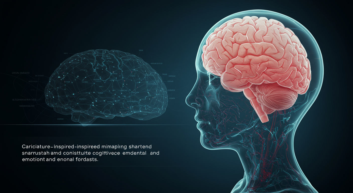 Caricature-inspired brain mapping sharpens cognitive and emotional forecasts